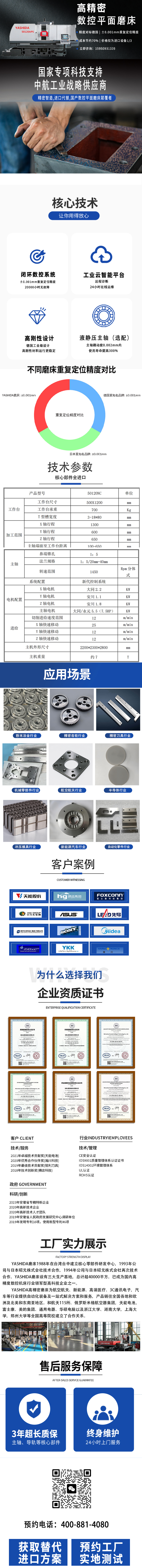 高精密数控平面磨床